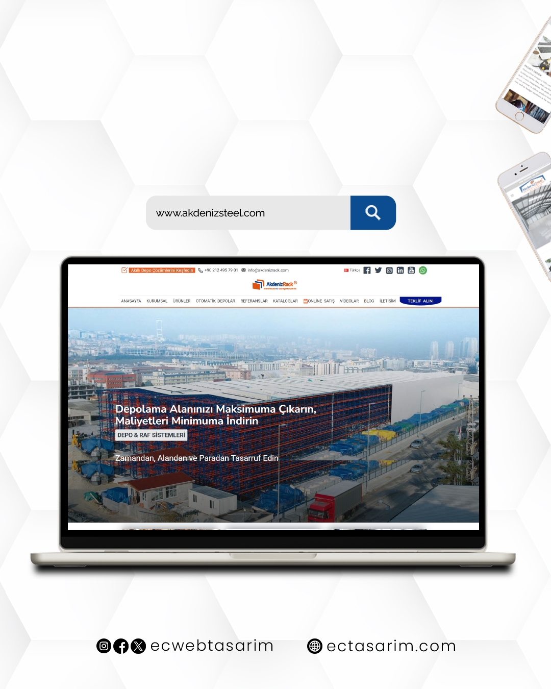 Akdeniz Steel çelik ürünleri ve çelik imalat web sitesi