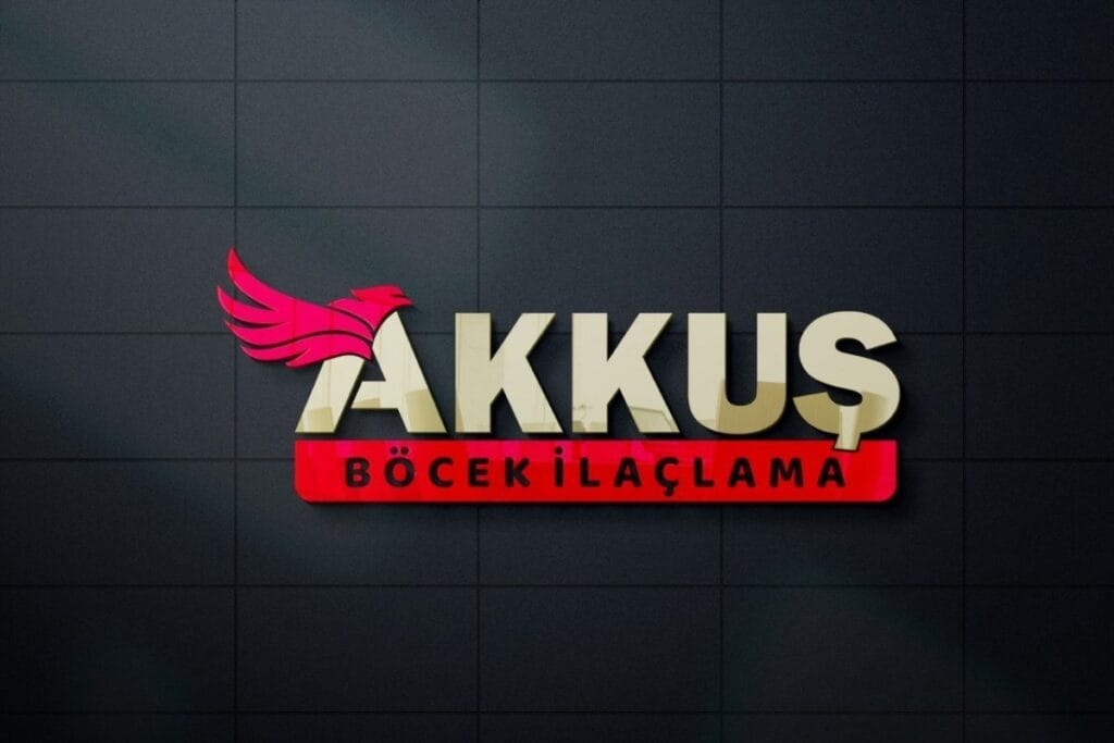 akkuş böcek ilaçlama logo tasarımı