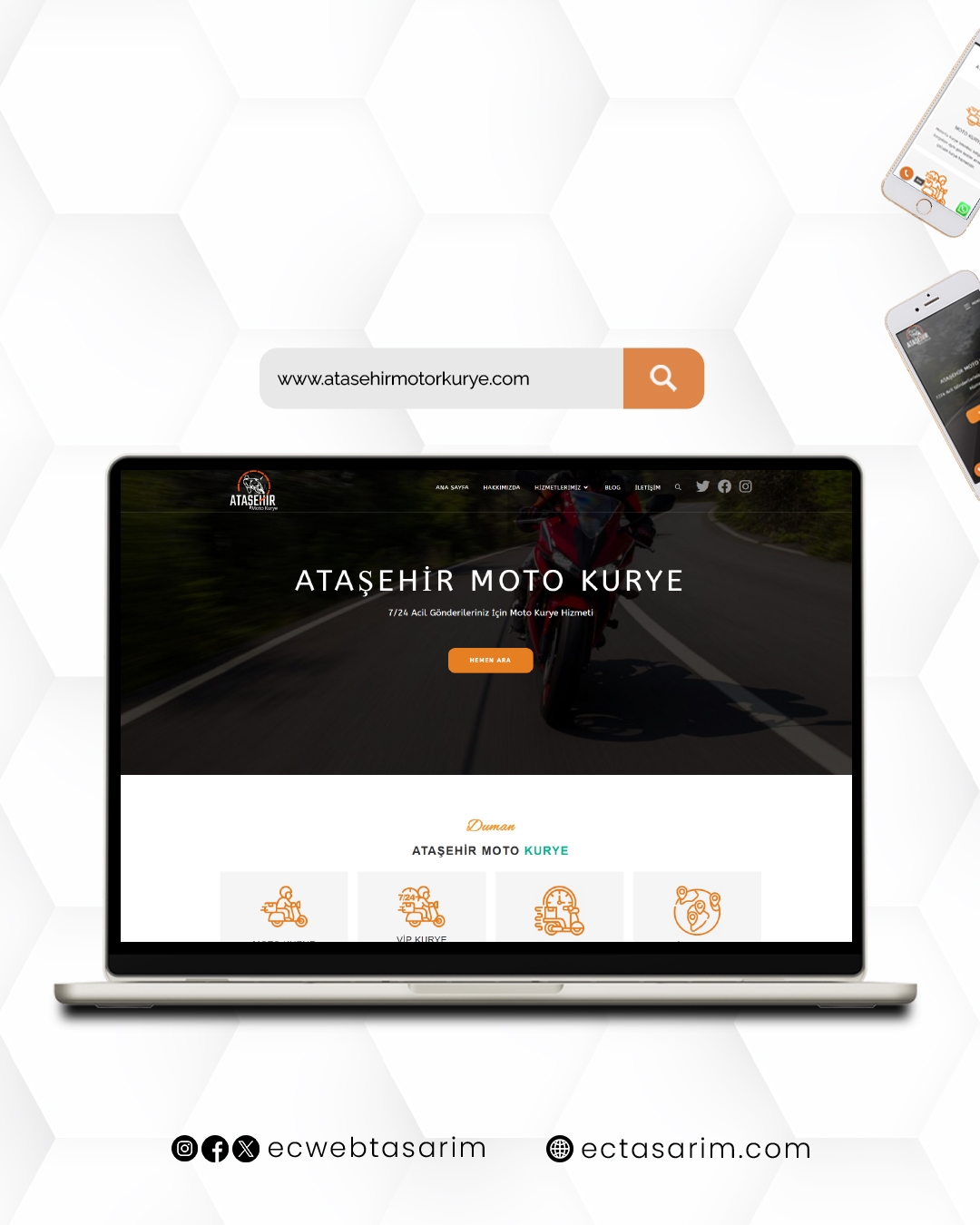 Ataşehir motor kurye web sitesi – hızlı teslimat ve kurye hizmetleri