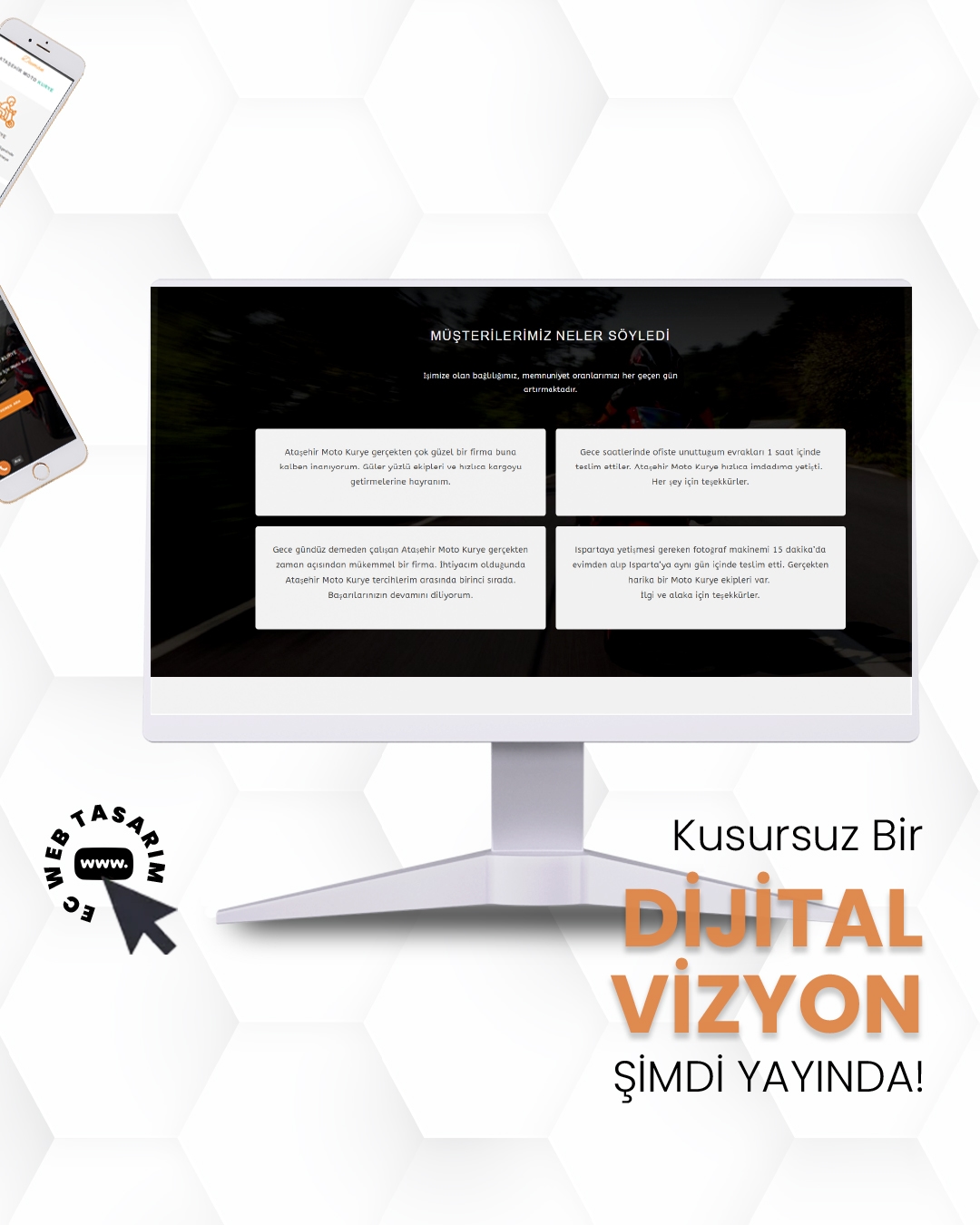 Ataşehir motor kurye teslimat ve hızlı gönderi hizmetleri web görseli