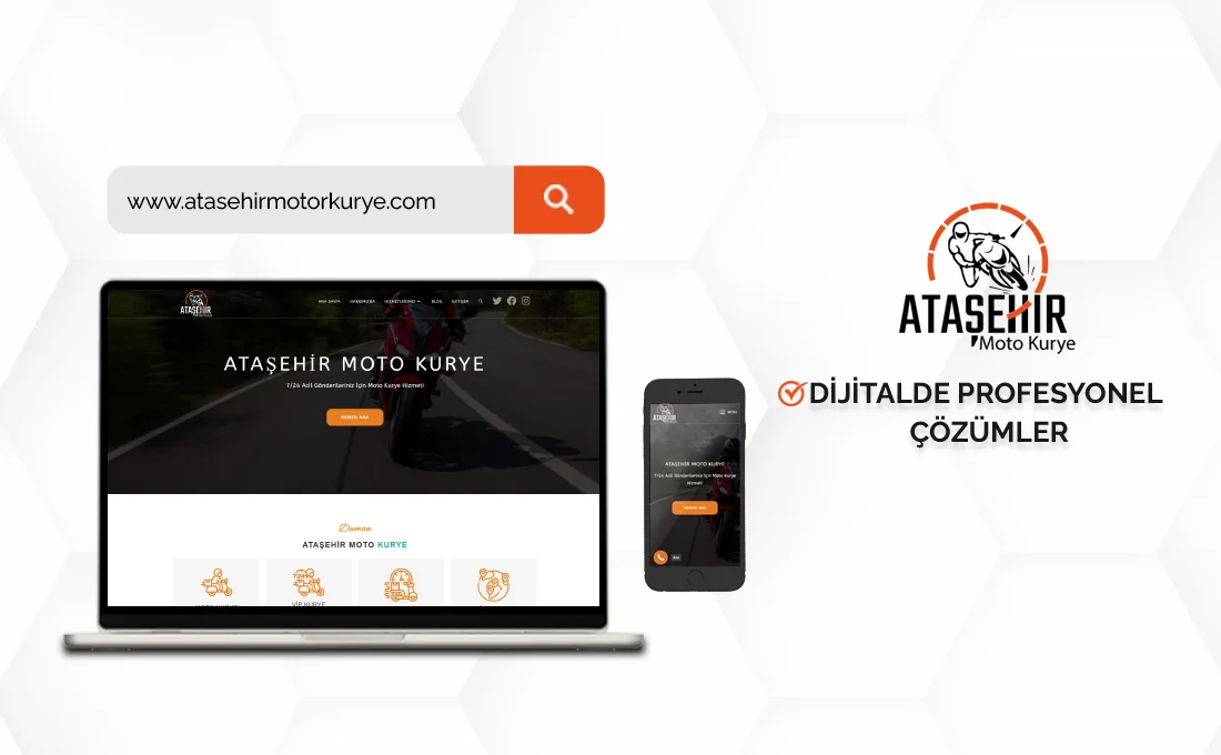 Ataşehir Moto Kurye web sitesi – İstanbul 7/24 aynı gün kurye hizmeti