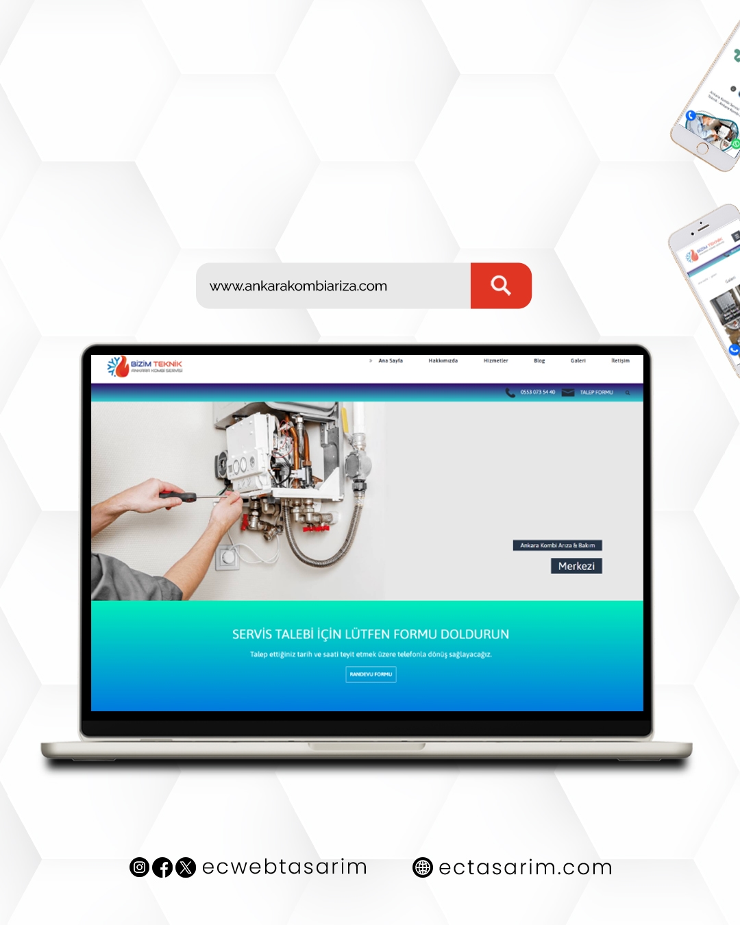 Ankara kombi arıza servisi web sitesi – kombi bakım ve tamir hizmetleri