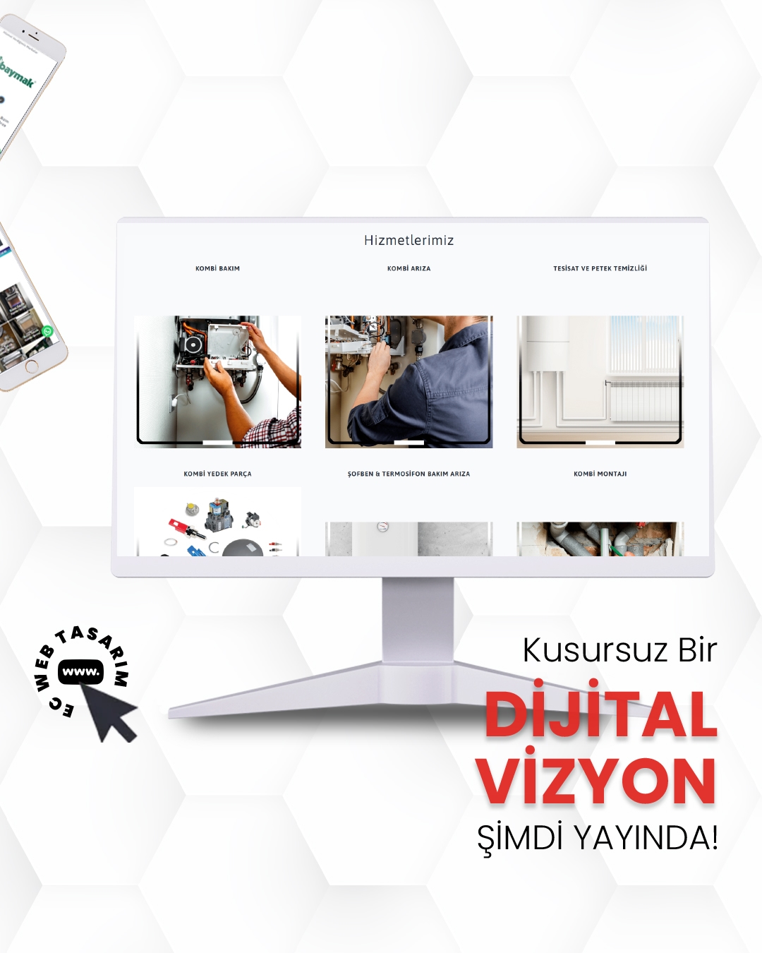 Ankara kombi tamir ve bakım hizmetleri web sitesi görseli