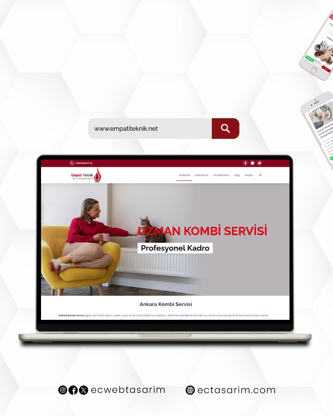 Empati Teknik web sitesi – teknik servis ve bakım çözümleri