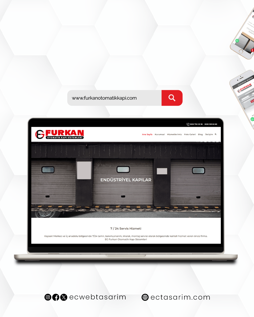 Furkan Otomatik Kapı web sitesi – otomatik kapı sistemleri ve aksesuarlar