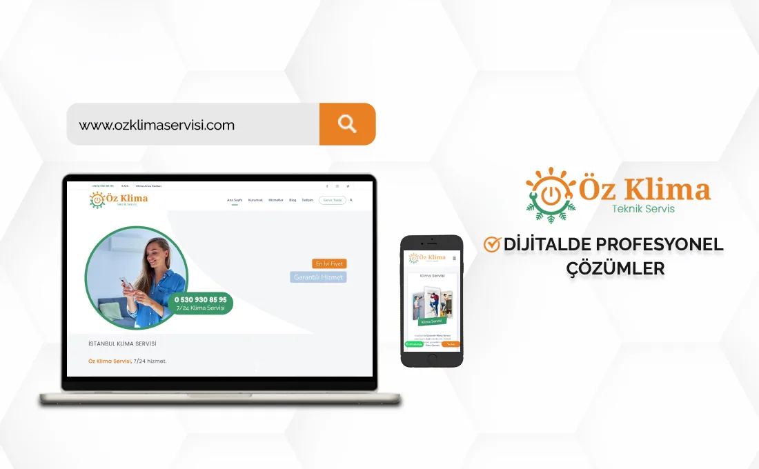 Öz Klima Servisi web sitesi – İstanbul klima servisi, bakım ve tamir hizmetleri
