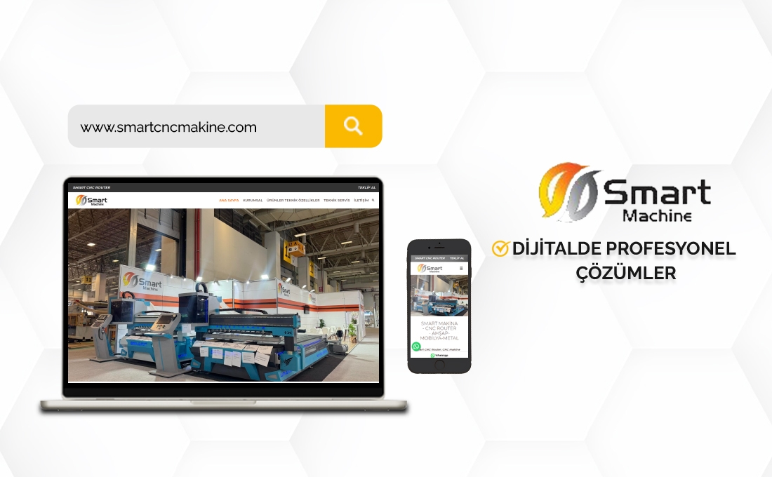 Smart CNC Router web sitesi – CNC makine satışı ve teknik servis hizmetleri