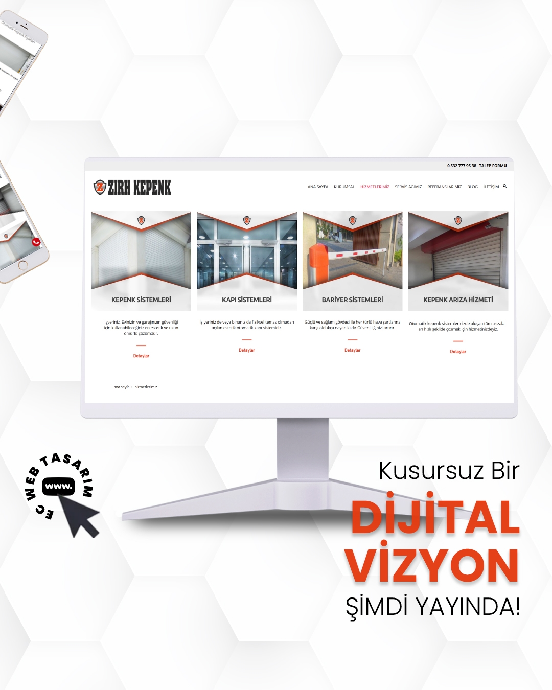 Zirh Kepenk otomatik kepenk ve panjur çözümleri web sitesi