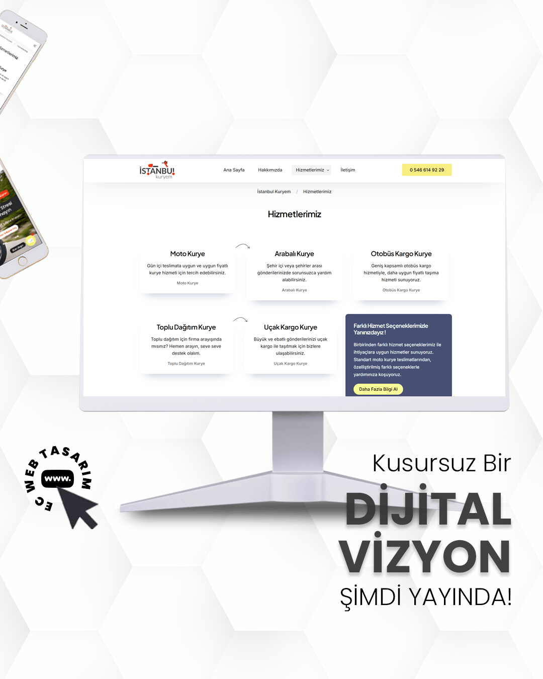 Istanbul Kurye hizmetler sayfası – kurumsal kurye ve teslimat web tasarımı