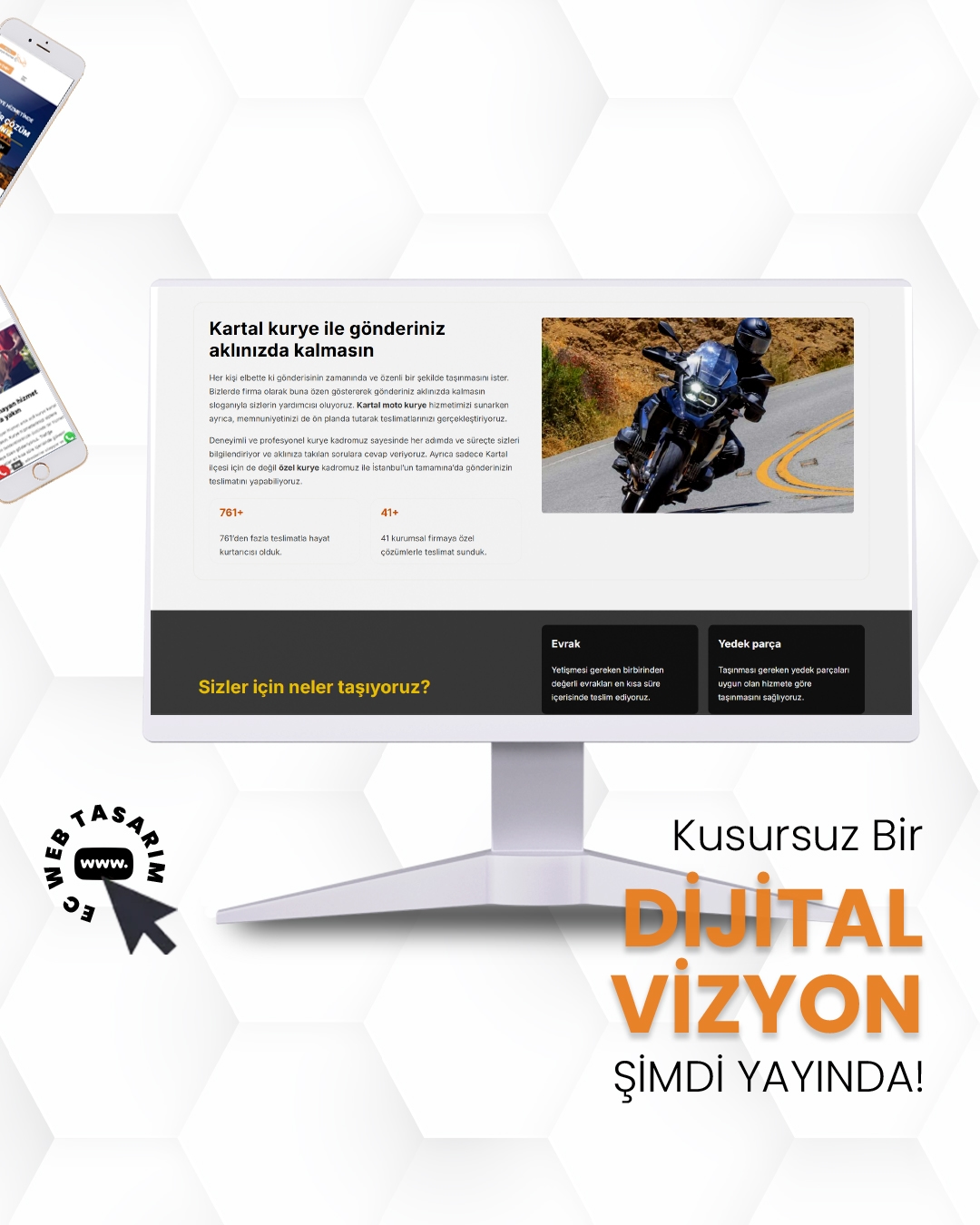 Acil Kurye Kartal teslimat ve lojistik hizmetleri web görseli