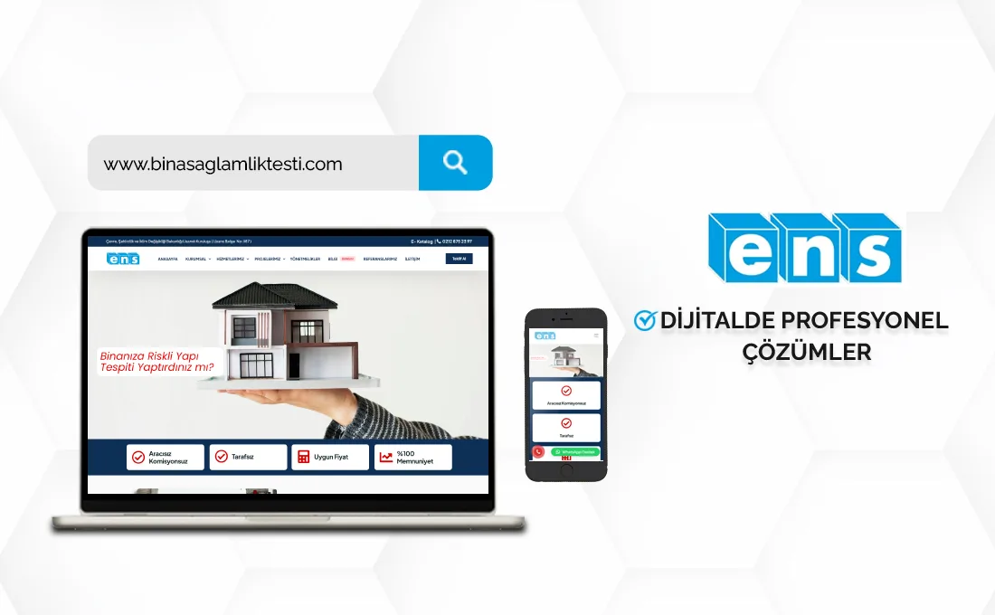 Bina Sağlamlık Testi web sitesi – riskli yapı tespiti ve bina dayanıklılık analizi