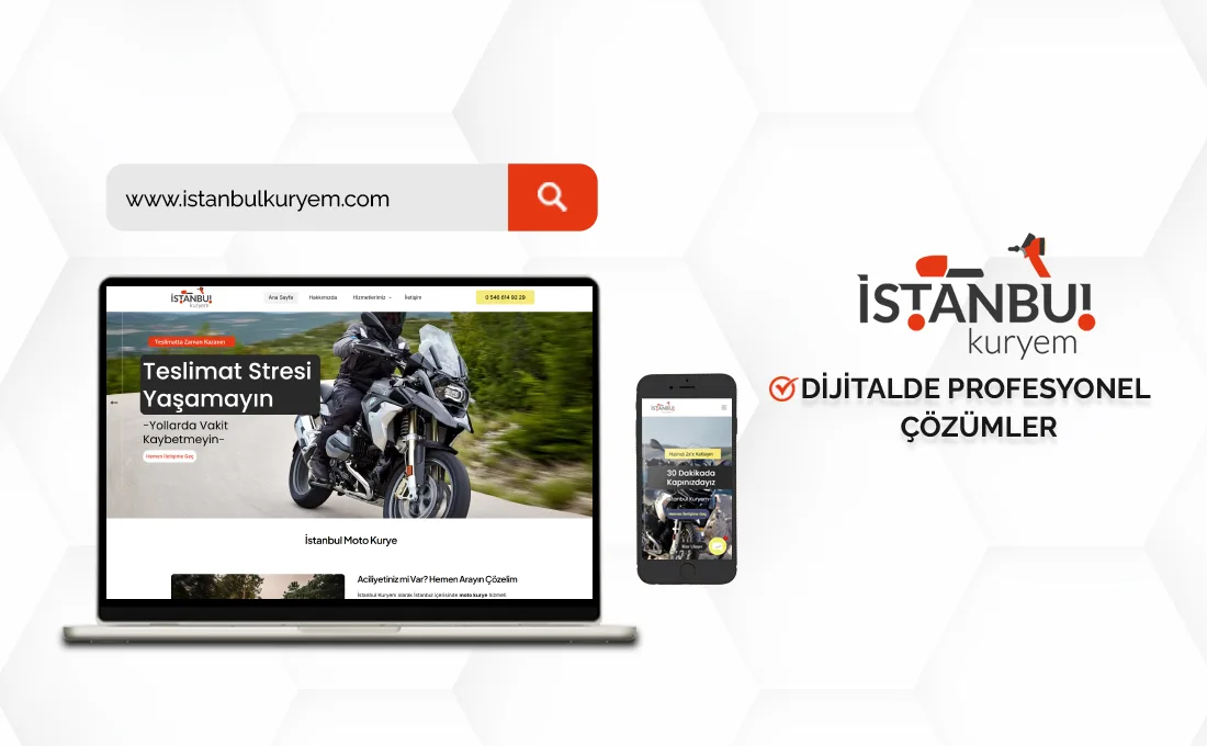 İstanbul Kuryem web sitesi – İstanbul moto kurye ve hızlı teslimat hizmetleri