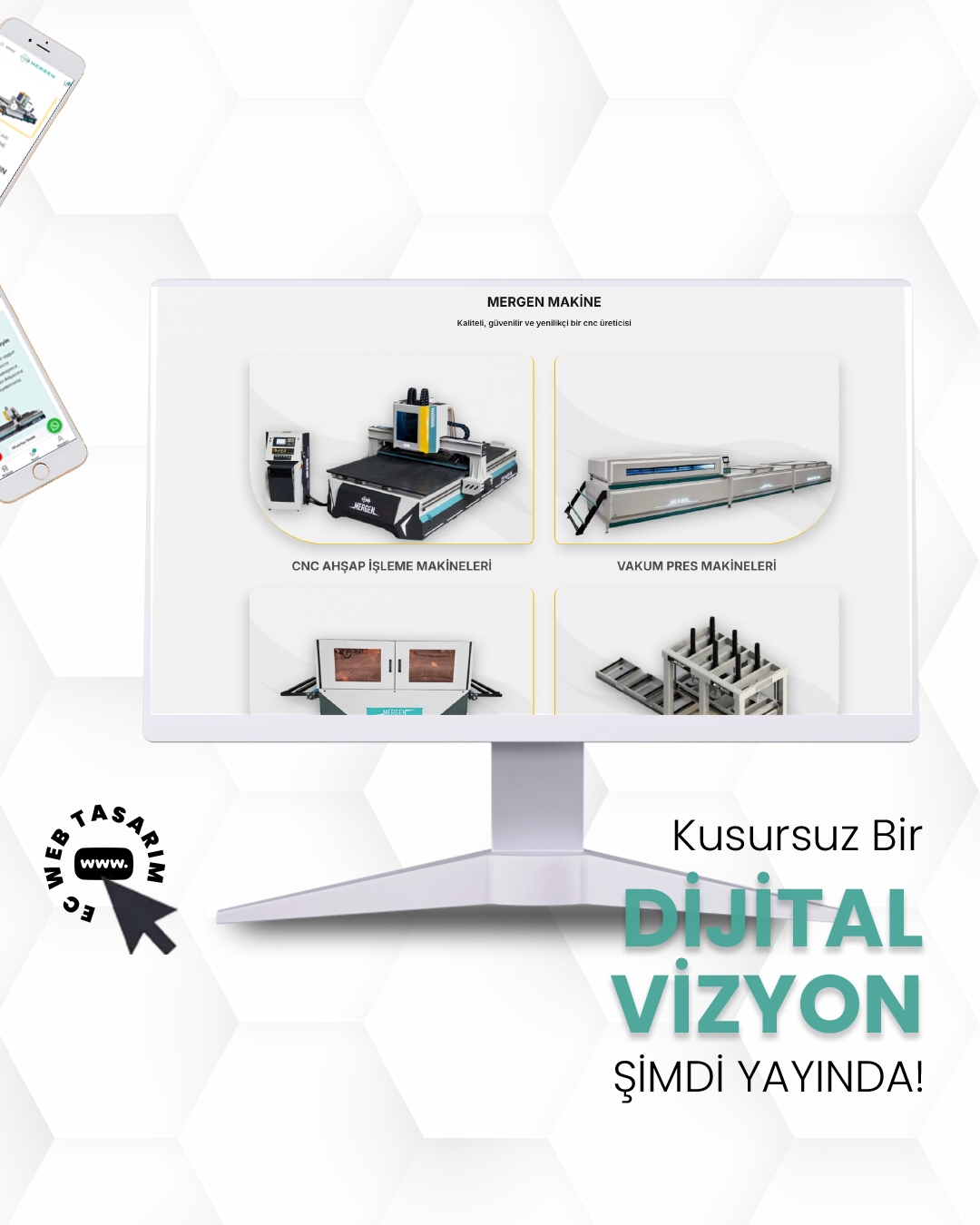 Mergen Machinery web sitesi – endüstriyel makineler ve ekipman çözümleri