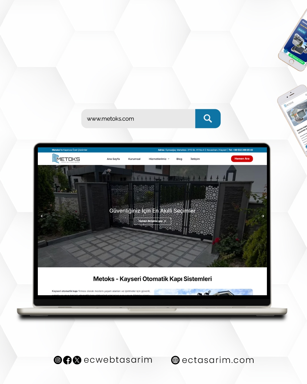 Metoks web sitesi – endüstriyel çözümler ve teknik hizmetler
