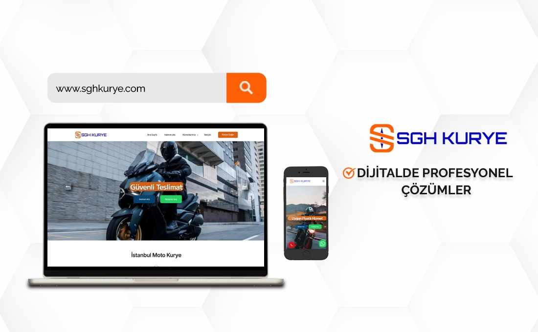 SGH Kurye web sitesi – İstanbul moto kurye ve hızlı teslimat hizmetleri
