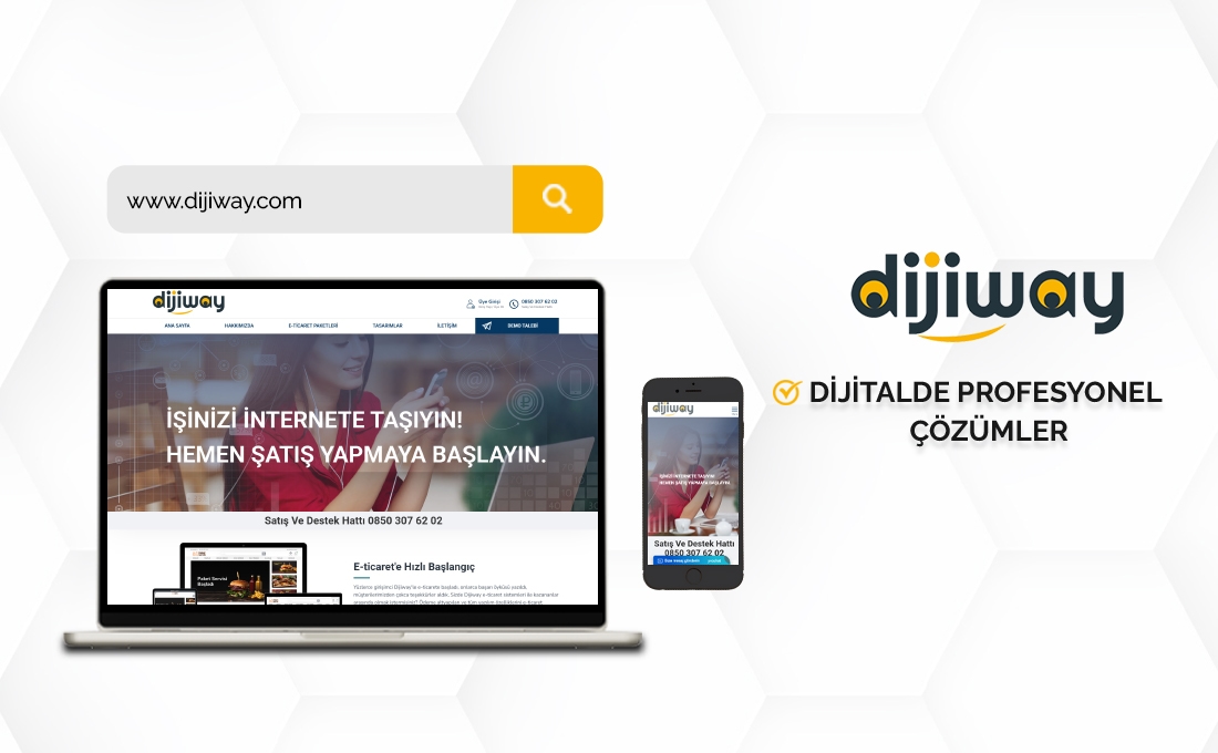 Dijiway dijital ajans web sitesi – EC Web Tasarım referans projesi