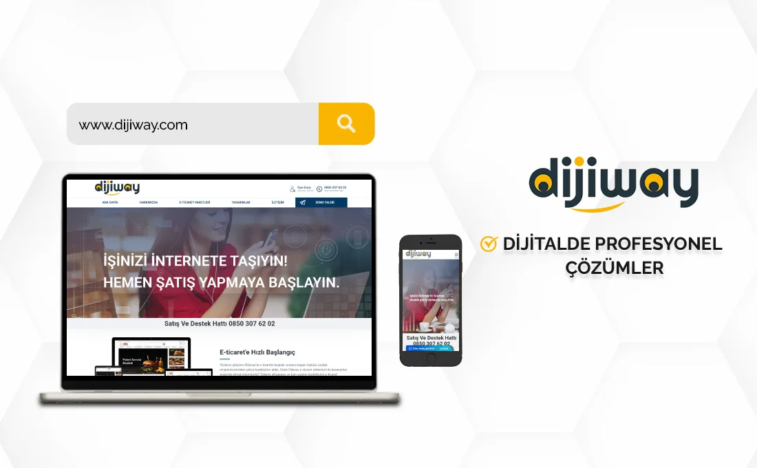 Dijiway dijital ajans web sitesi – EC Web Tasarım referans projesi