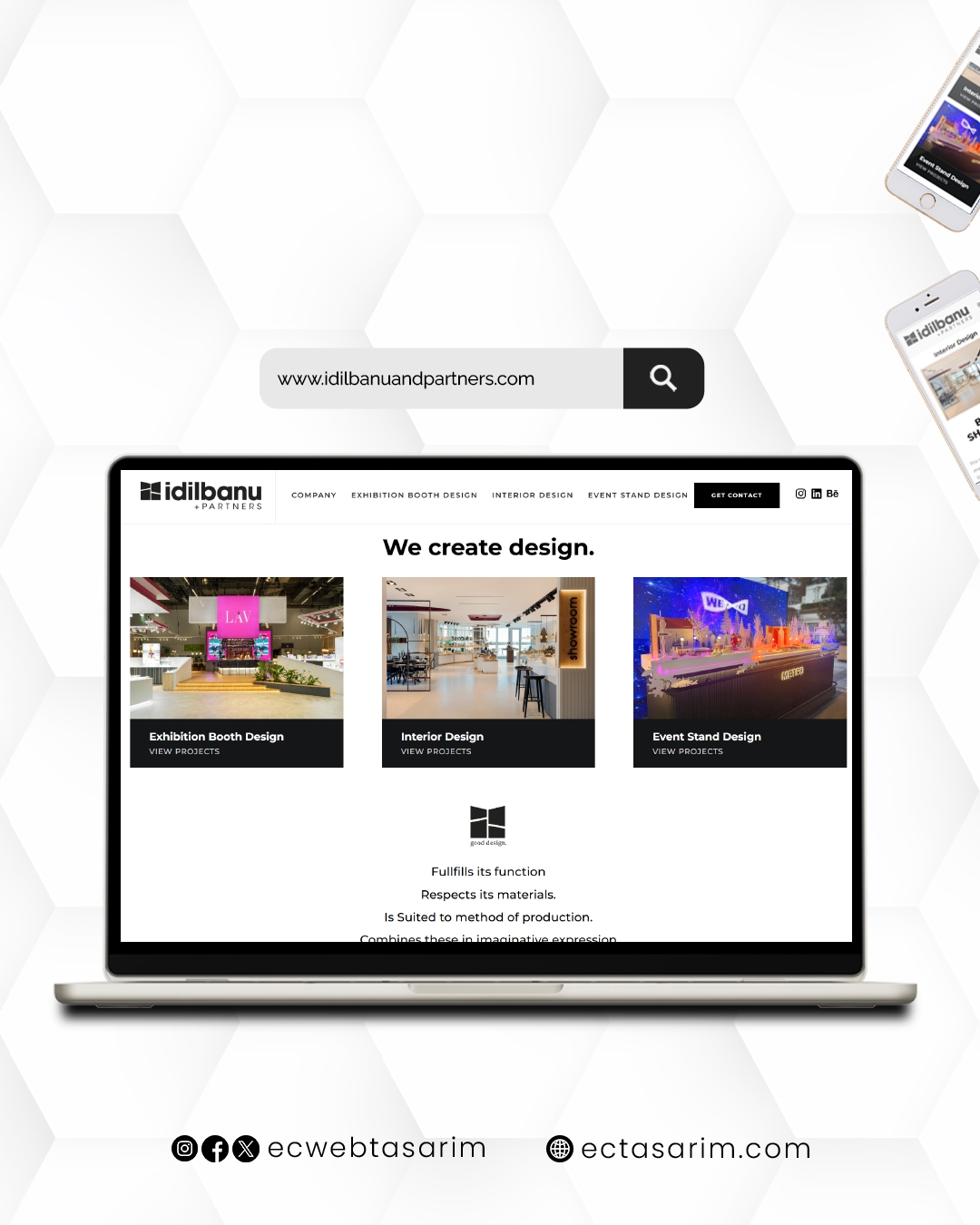 İdil Banu and Partners web sitesi – hukuk ve danışmanlık kurumsal tasarım