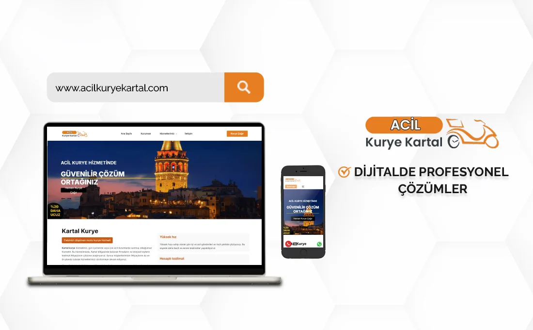Acil Kurye Kartal web sitesi – Kartal bölgesi moto kurye ve acil teslimat hizmetleri