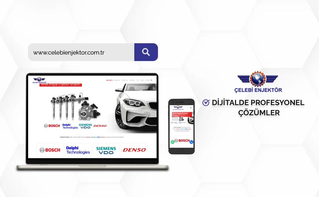 Çelebi Enjektör web sitesi – enjektör tamir ve yedek parça hizmetleri