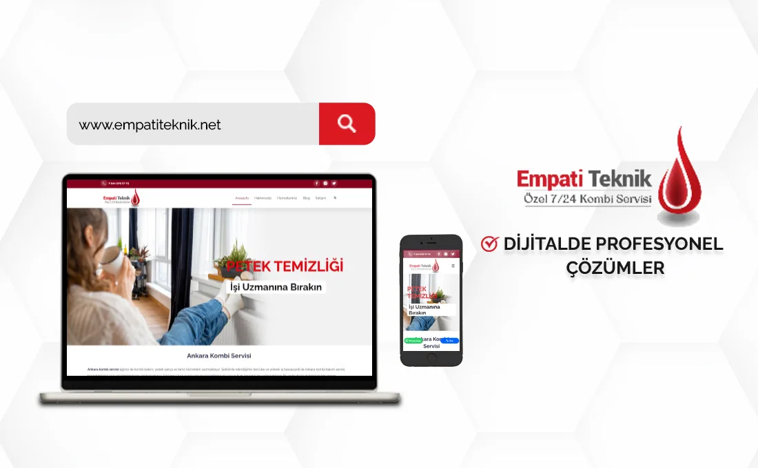 Empati Teknik web sitesi – Ankara kombi servisi ve teknik destek hizmetleri