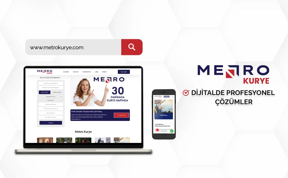 Metro Kurye web sitesi – moto kurye ve süper hızlı teslimat hizmetleri