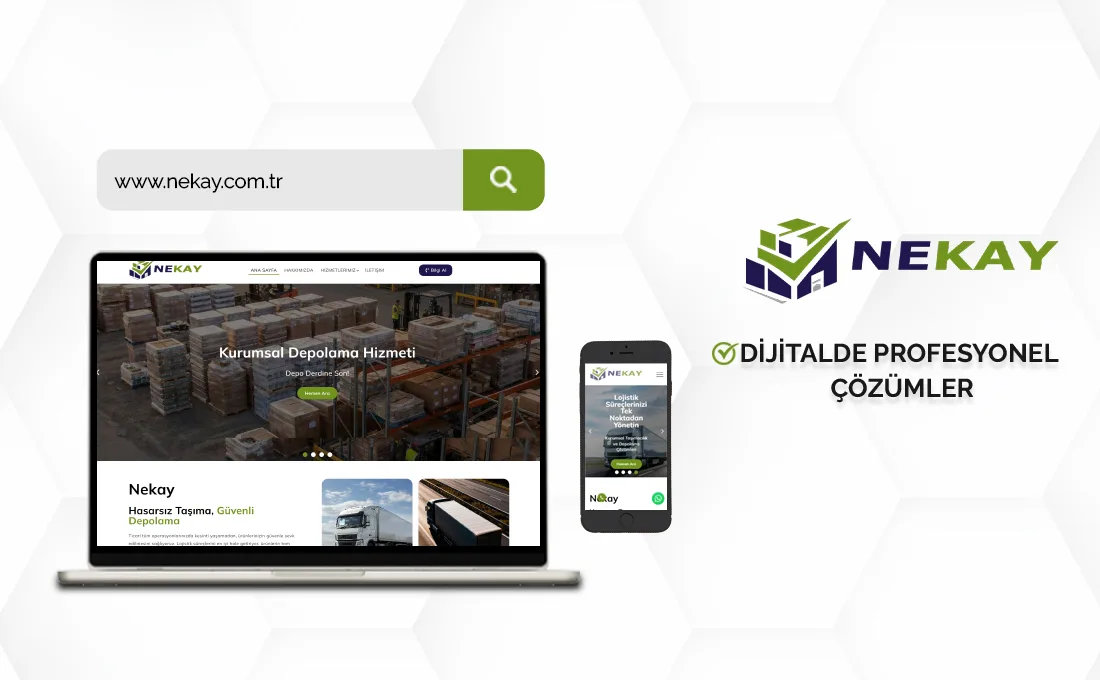 Nekay Depolama ve Taşımacılık web sitesi – depolama hizmetleri ve nakliye çözümleri