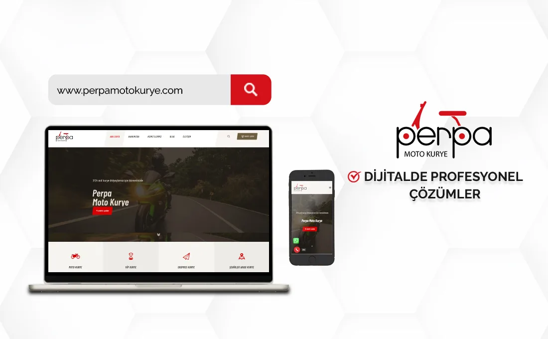 Perpa Moto Kurye web sitesi – hızlı ve güvenilir moto kurye hizmetleri