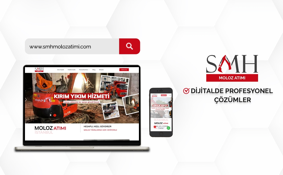 SMH Moloz Atımı web sitesi – moloz atma, taşıma ve çevre dostu hizmetler