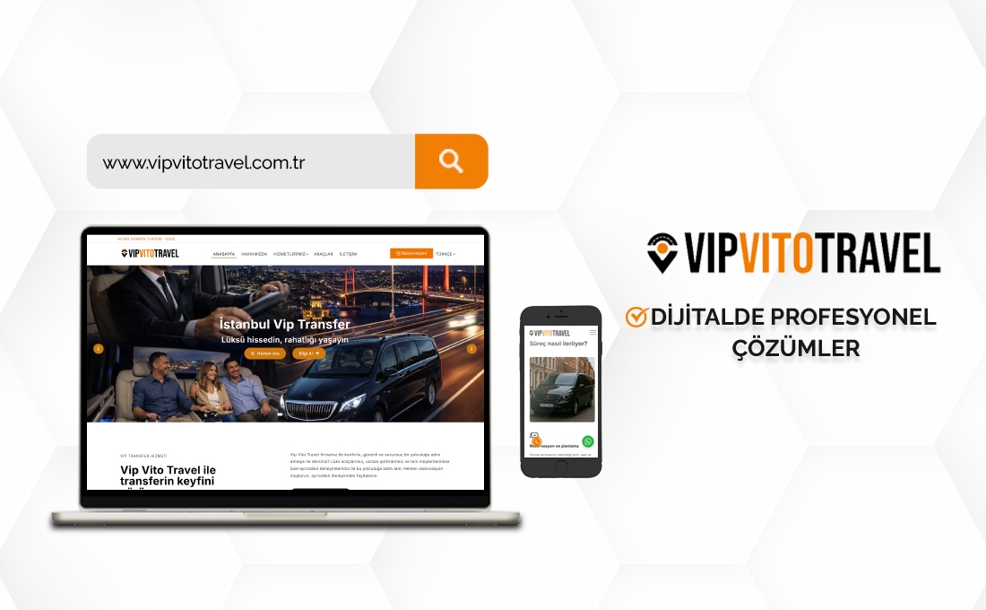 VIP Vito Travel web sitesi – VIP turizm ve özel seyahat hizmetleri