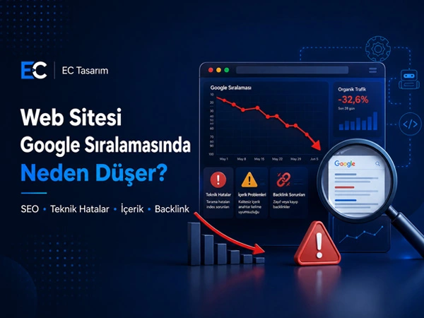 Web sitesi Google sıralamasında neden düşer teknik SEO analizi